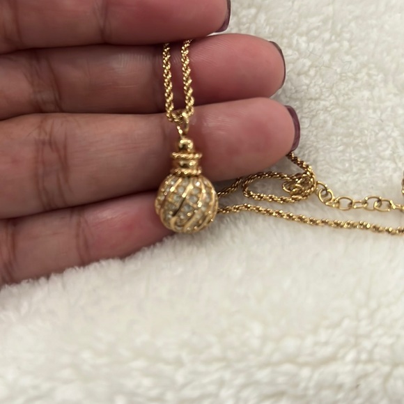 Authentic Vintage Christian Dior Chain Necklace Gold...